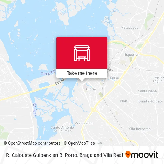 R. Calouste Gulbenkian B map
