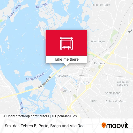 Sra. das Febres B map