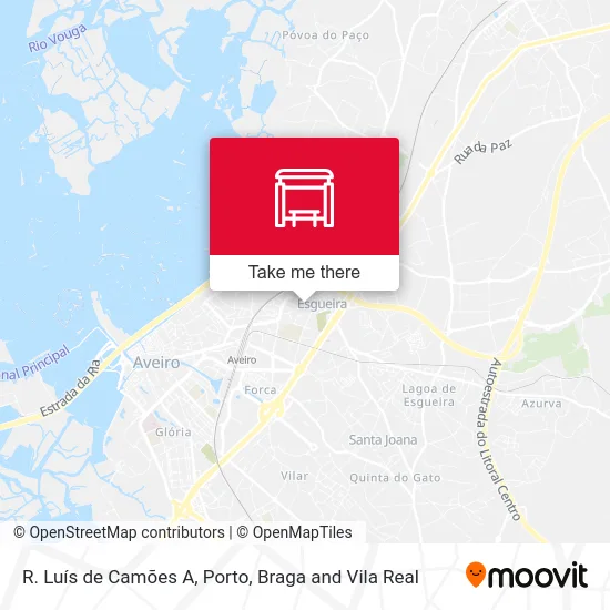 R. Luís de Camões A map