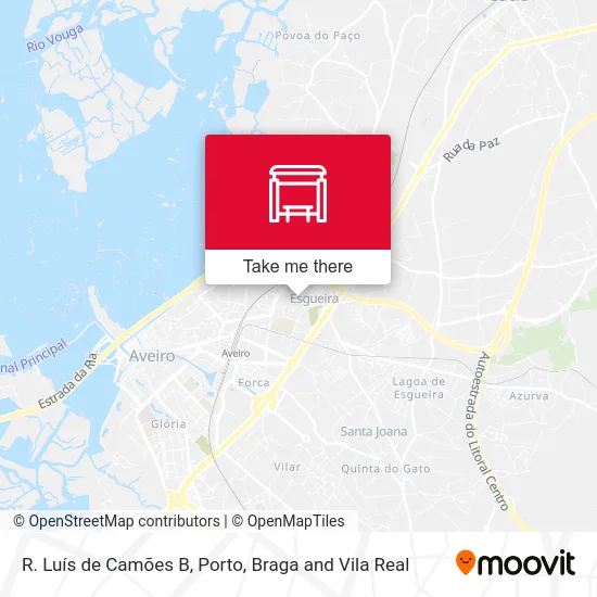 R. Luís de Camões B map