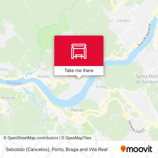 Sebolido (Cancelos) map