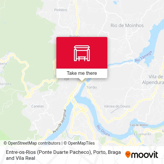 Entre-os-Rios (Ponte Duarte Pacheco) map