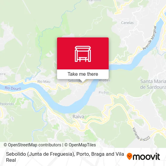 Sebolido (Junta de Freguesia) map