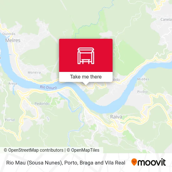 Rio Mau (Sousa Nunes) map