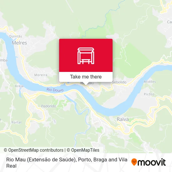 Rio Mau (Extensão de Saúde) map