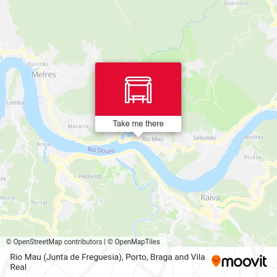 Rio Mau (Junta de Freguesia) map