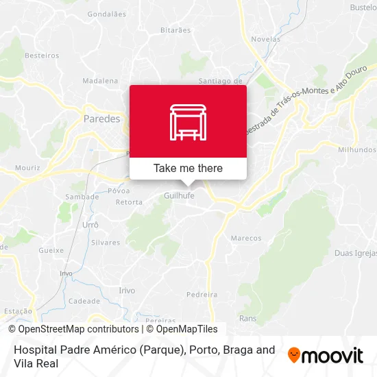 Hospital Padre Américo (Parque) map