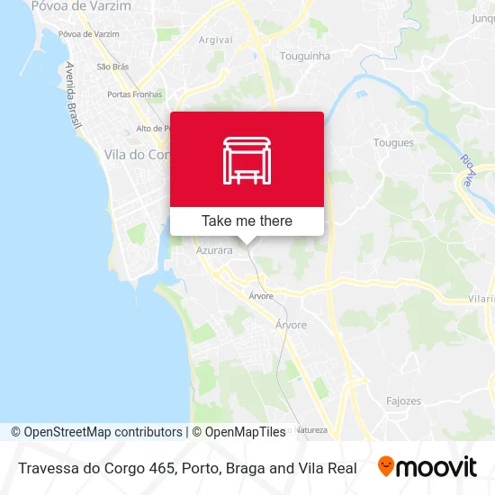 Travessa do Corgo 465 map