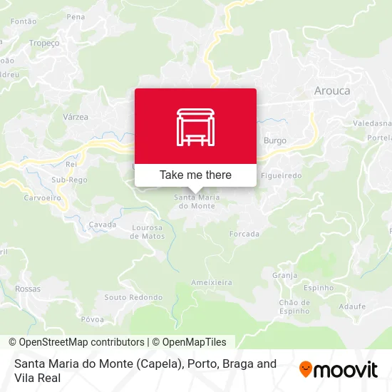 Santa Maria do Monte (Capela) map