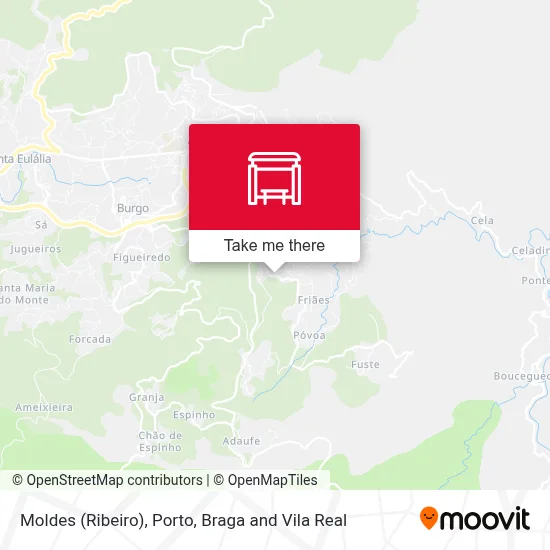 Moldes (Ribeiro) map