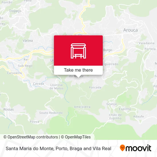 Santa Maria do Monte map