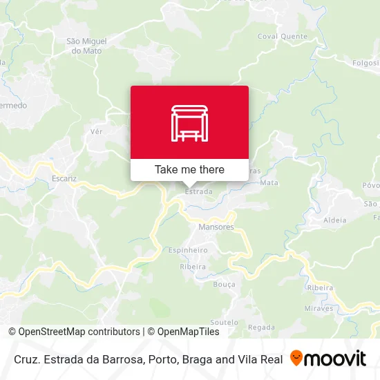 Cruz. Estrada da Barrosa map