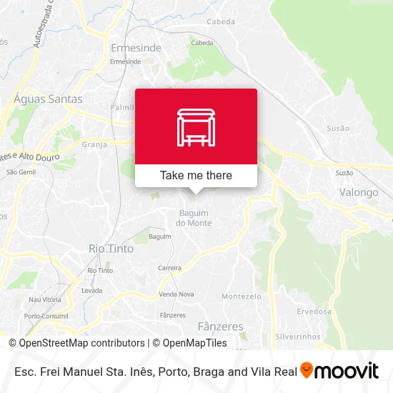 Esc. Frei Manuel Sta. Inês map