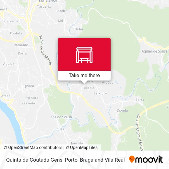 Quinta da Coutada Gens map