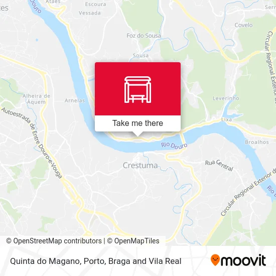 Quinta do Magano map