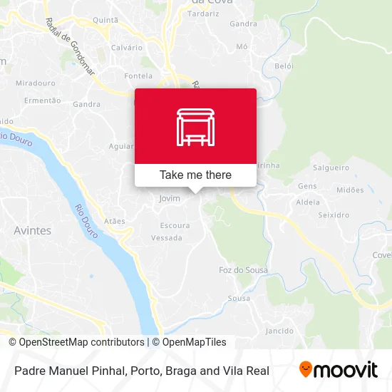 Padre Manuel Pinhal map