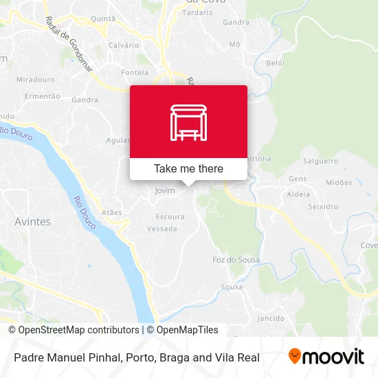 Padre Manuel Pinhal map