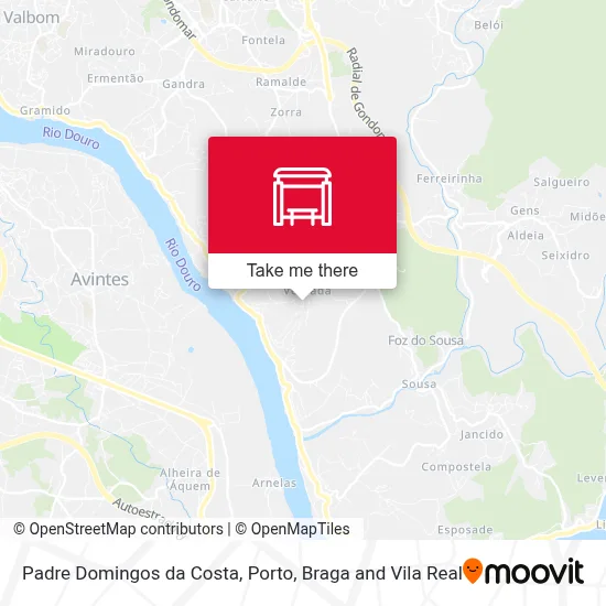 Padre Domingos da Costa map