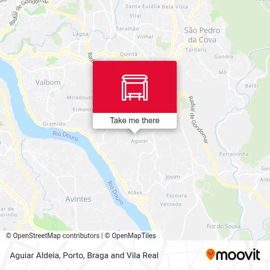 Aguiar Aldeia map