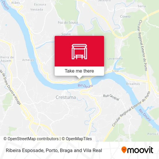 Ribeira Esposade map