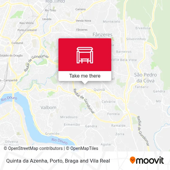 Quinta da Azenha map