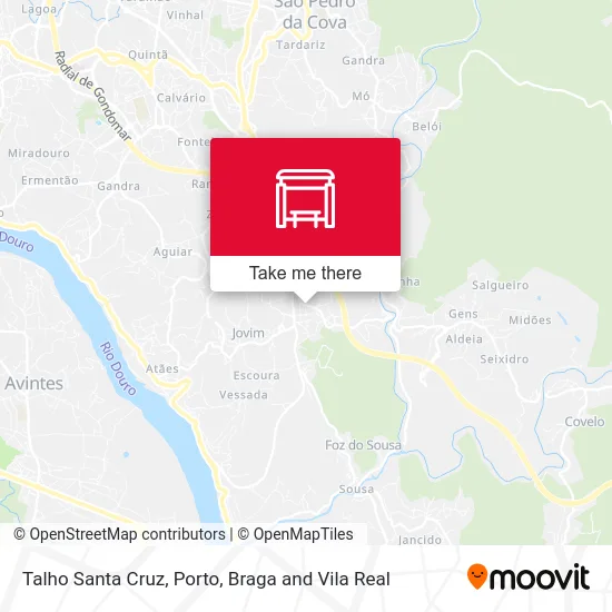 Talho Santa Cruz map