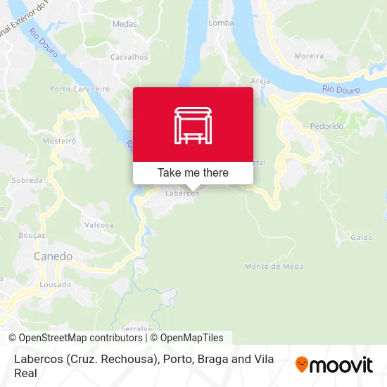 Labercos (Cruz. Rechousa) mapa