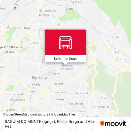 BAGUIM DO MONTE (Igreja) map