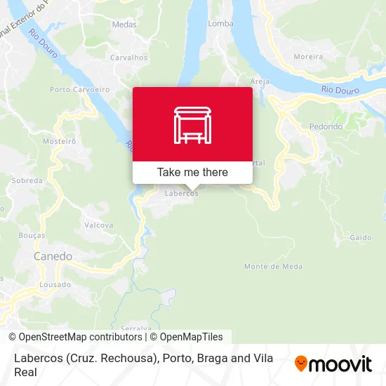 Labercos (Cruz. Rechousa) mapa