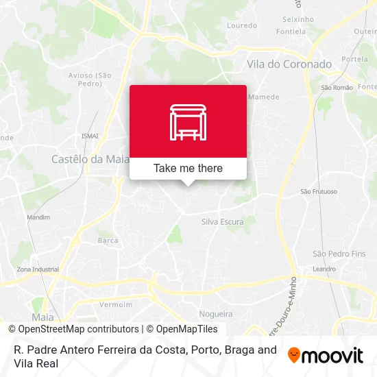 R. Padre Antero Ferreira da Costa map