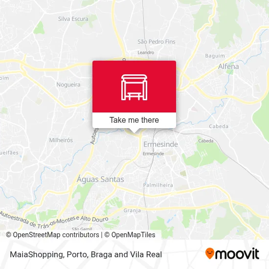 MaiaShopping map