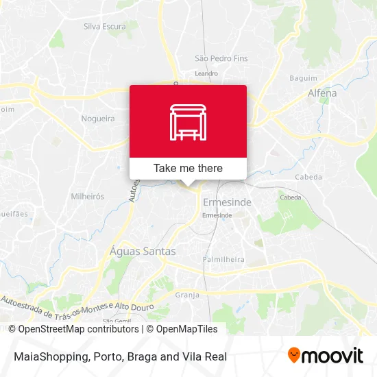 MaiaShopping map