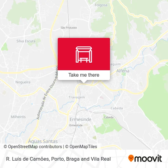 R. Luís de Camões map