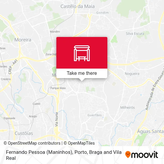 Fernando Pessoa (Maninhos) map