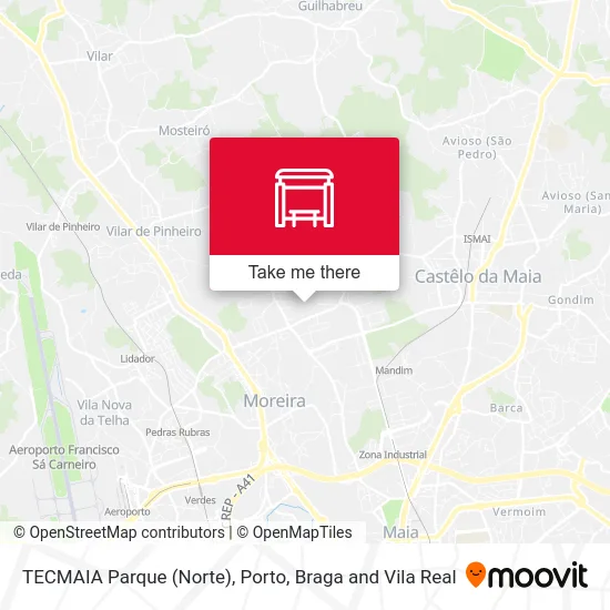 TECMAIA Parque (Norte) map