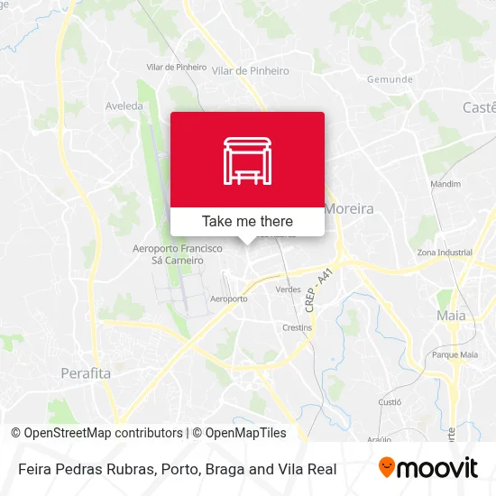 Feira Pedras Rubras map