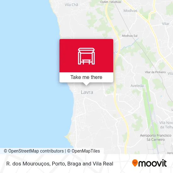 R. dos Mourouços map