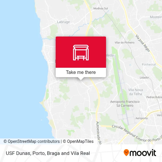 USF Dunas map