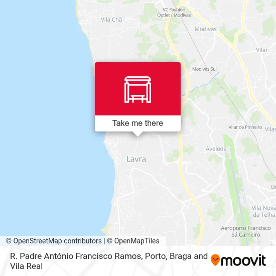 R. Padre António Francisco Ramos map