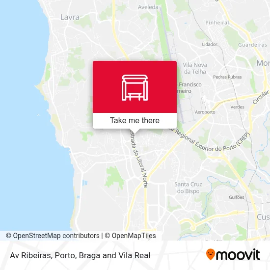 Av Ribeiras map