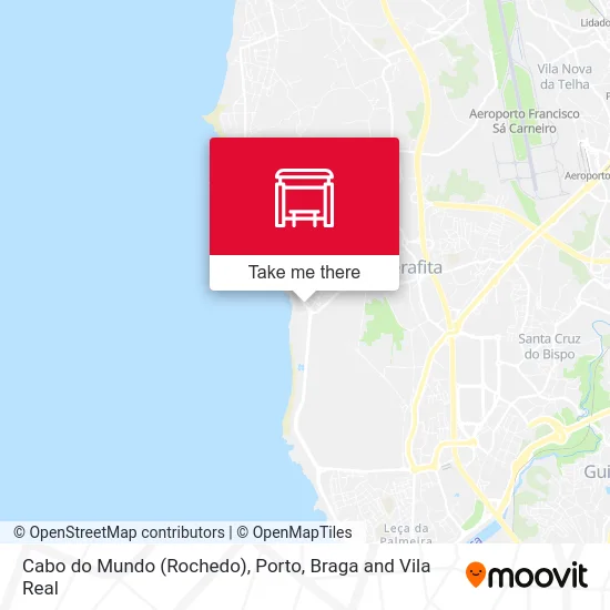 Cabo do Mundo (Rochedo) map