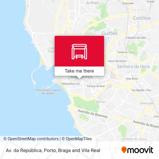 Av. da República map