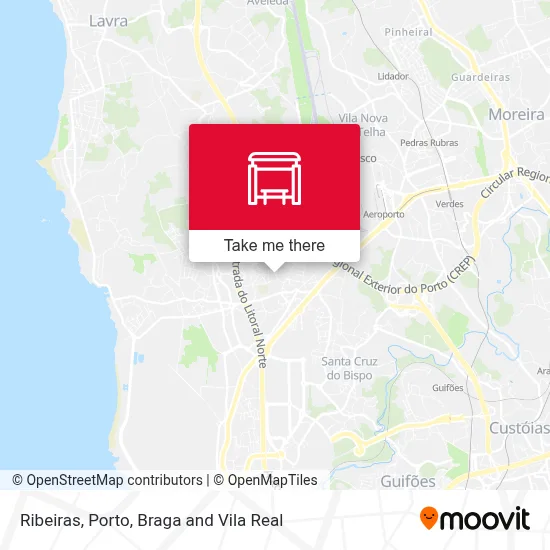 Ribeiras mapa