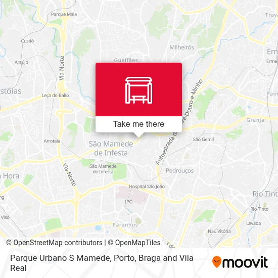 Parque Urbano S Mamede map