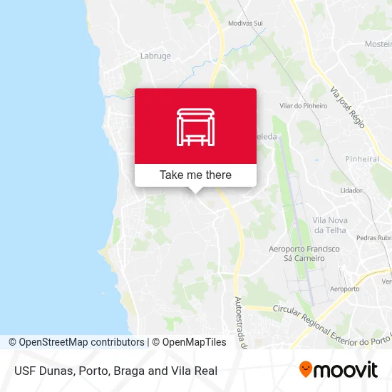 USF Dunas map
