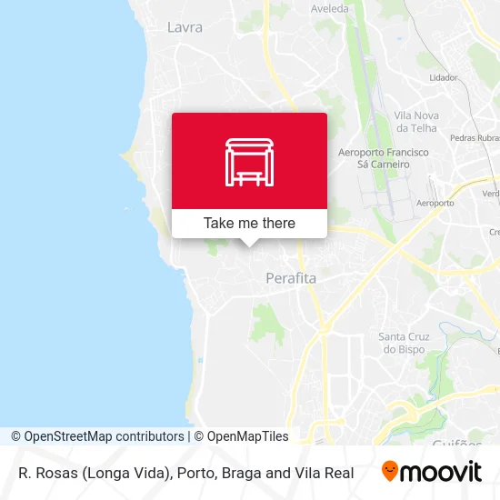 R. Rosas (Longa Vida) map