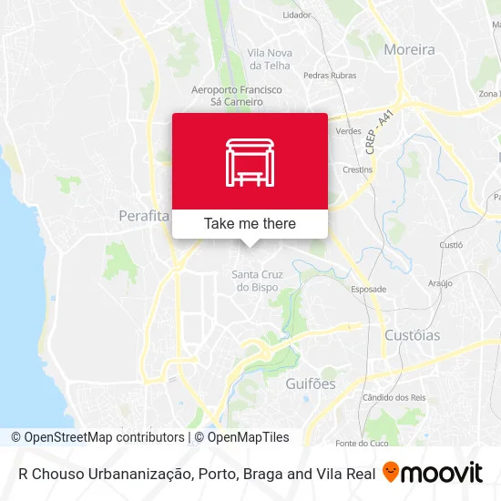 R Chouso Urbananização map