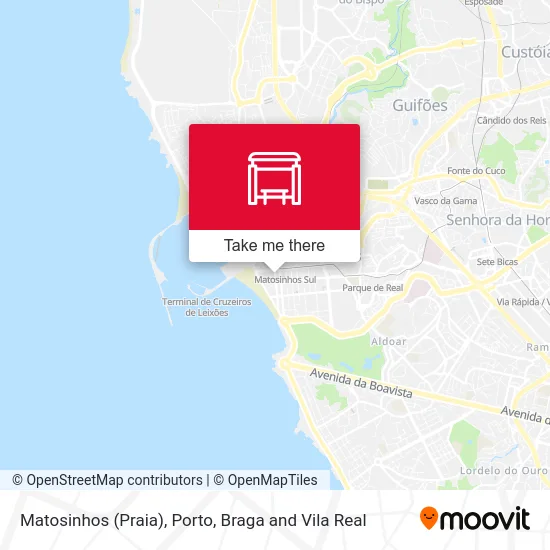 Matosinhos (Praia) map