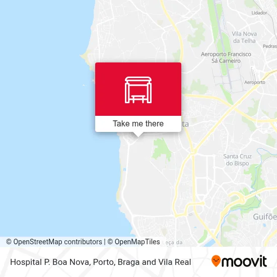 Hospital P. Boa Nova map