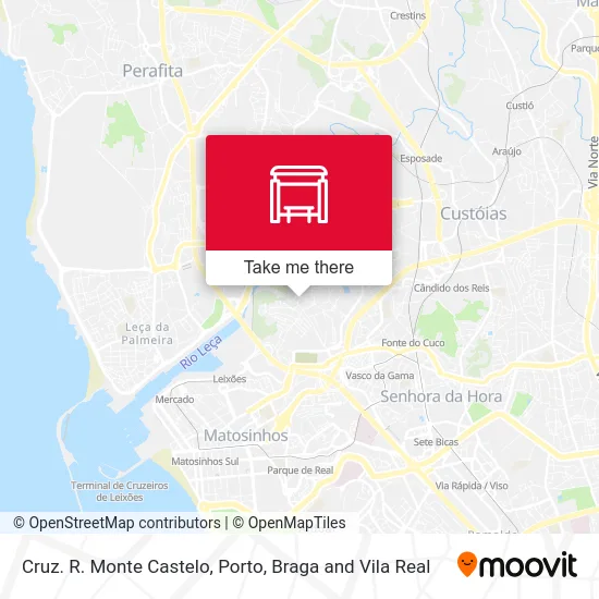 Cruz. R. Monte Castelo map